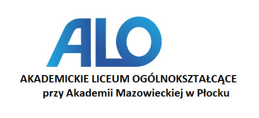 Logotyp - Akademickie Liceum Ogólnokształcące przy Akademii Mazowieckiej w Płocku